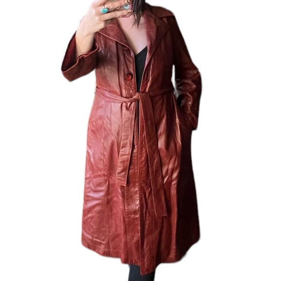 Vintage 24K Dan di Modes Leather Coat. - Picture 6 of 13